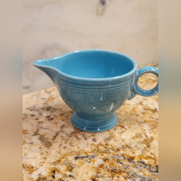 Fiestaware Other - Vintage Fiesta Ring Handled Creamer Turquoise